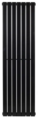 Трубчатый радиатор Betatherm вертикальный Blende 1 1400x394 (Черный RAL 9005M, подк. №99)